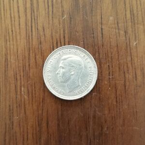 1944 Australian Three Pence coin.